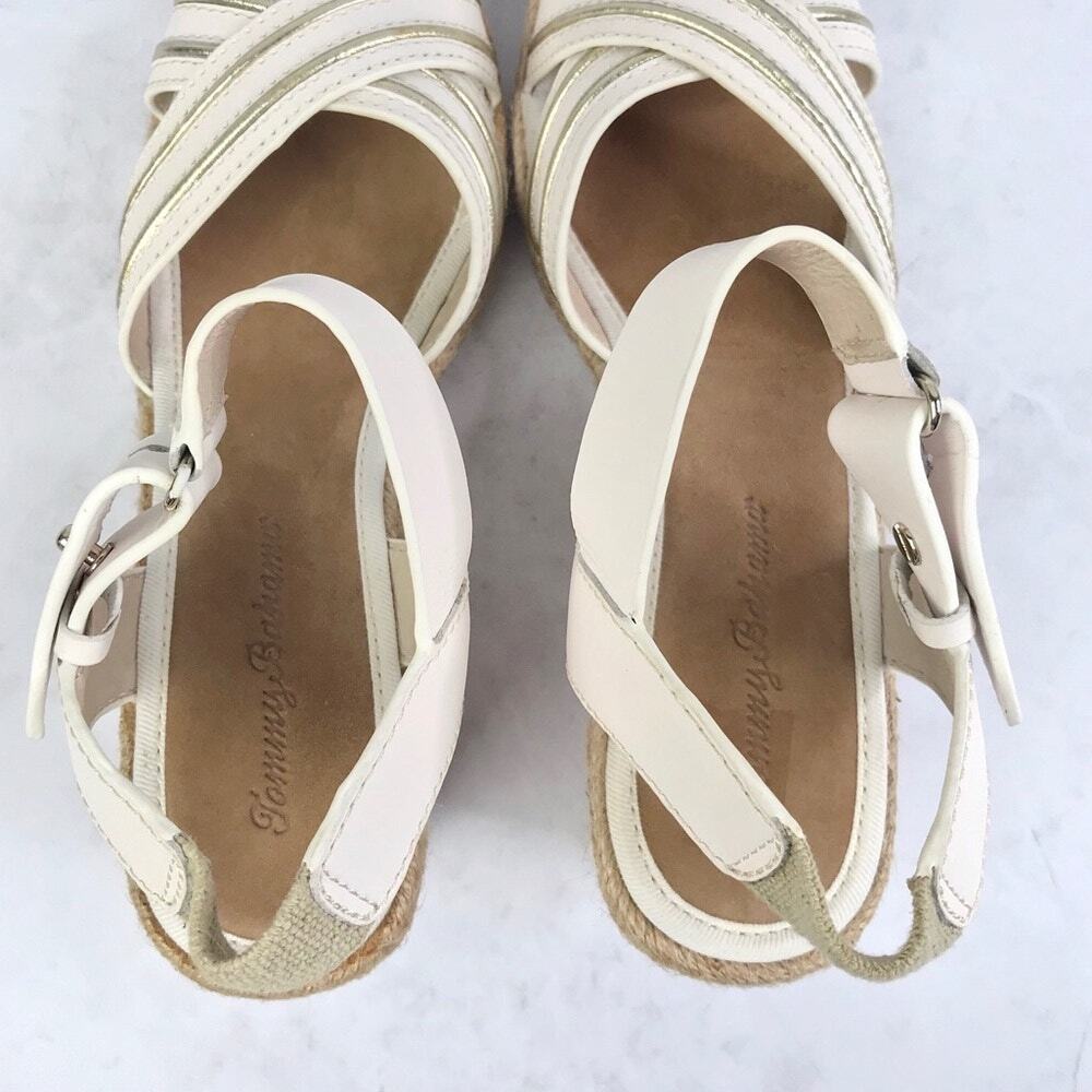Tommy Bahama Naira Cork Wedge Sandal Sz 7B Summer Beach Clean - Picture 6 of 12